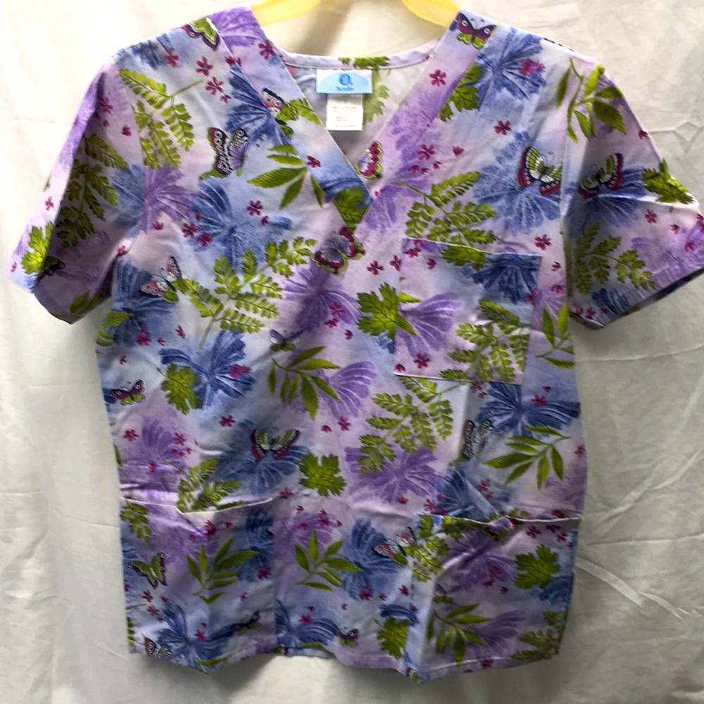 SB scrub top ladies sz S